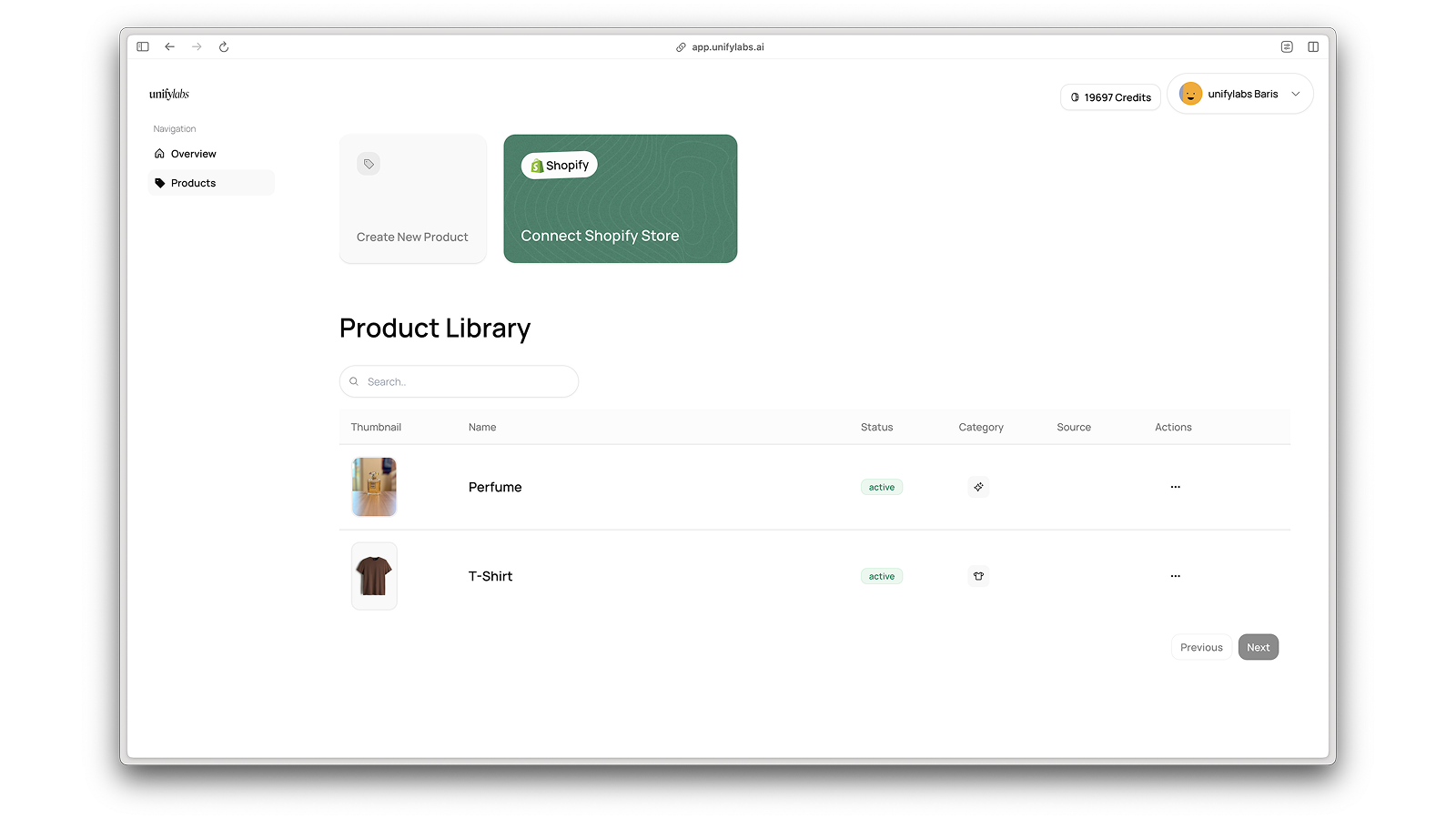 Connect Product Catalog